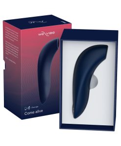 We-Vibe Melt Rechargeable Silicone Pleasure Air Clitoral Stimulator Midnight Blue