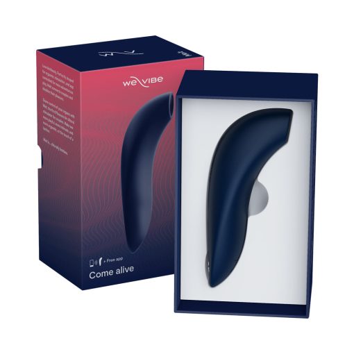 We-Vibe Melt Rechargeable Silicone Pleasure Air Clitoral Stimulator Midnight Blue - Image 12
