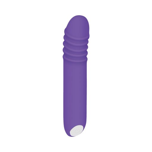 Evolved The G-Rave Light-Up Rechargeable Silicone G-Spot Vibrator Purple - Image 3