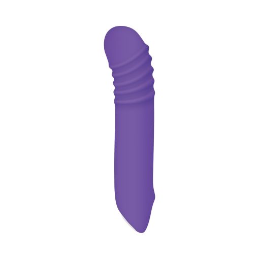 Evolved The G-Rave Light-Up Rechargeable Silicone G-Spot Vibrator Purple - Image 5