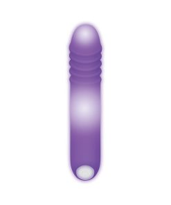 Evolved The G-Rave Light-Up Rechargeable Silicone G-Spot Vibrator Purple