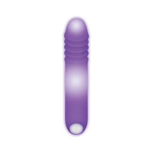 Evolved The G-Rave Light-Up Rechargeable Silicone G-Spot Vibrator Purple - Image 7