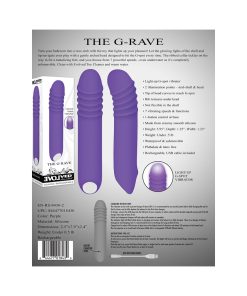 Evolved The G-Rave Light-Up Rechargeable Silicone G-Spot Vibrator Purple