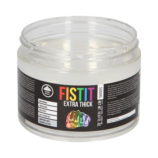 Fist It Extra Thick Water-Based Fisting Lube Rainbow Edition 16.9 Oz.