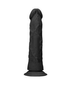 Realrock Realistic 7 In. Dildo With Suction Cup Black