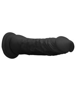 Realrock Realistic 7 In. Dildo With Suction Cup Black