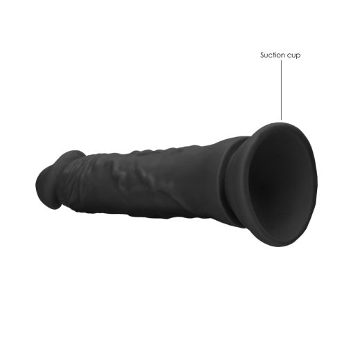 Realrock Realistic 7 In. Dildo With Suction Cup Black - Image 6