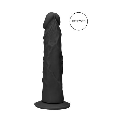 Realrock Realistic 7 In. Dildo With Suction Cup Black - Image 7