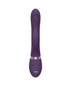 Vive Aimi Rechargeable Swinging Pulse-Wave Silicone Rabbit Vibrator Purple