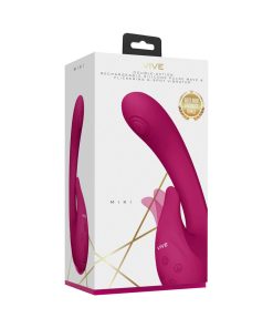 Vive Miki Rechargeable Pulse Wave & Flickering Dual Stimulation G-Spot Vibrator Pink