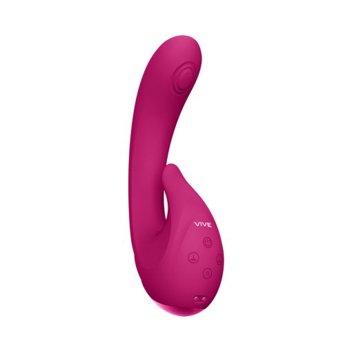 Vive Miki Rechargeable Pulse Wave & Flickering Dual Stimulation G-Spot Vibrator Pink - Image 2
