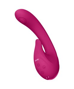 Vive Miki Rechargeable Pulse Wave & Flickering Dual Stimulation G-Spot Vibrator Pink