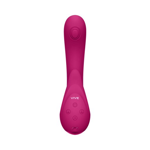 Vive Miki Rechargeable Pulse Wave & Flickering Dual Stimulation G-Spot Vibrator Pink - Image 5