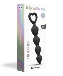 Love To Love Bing Bang Silicone Anal Beads Noir L