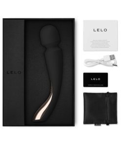 Lelo Smart Wand 2 Medium Rechargeable Wand Vibrator Black