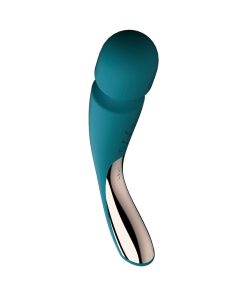Lelo Smart Wand 2 Medium Rechargeable Wand Vibrator Ocean Blue