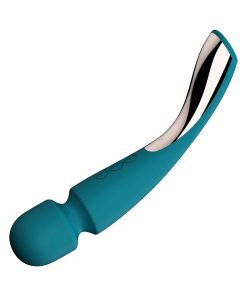 Lelo Smart Wand 2 Medium Rechargeable Wand Vibrator Ocean Blue