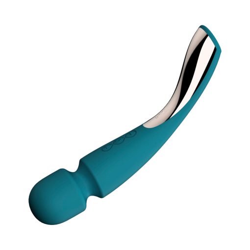 Lelo Smart Wand 2 Medium Rechargeable Wand Vibrator Ocean Blue - Image 6