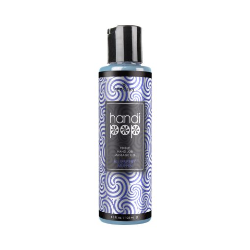 Sensuva Handipop Edible Hand Job Massage Gel Blueberry Muffin 4.2 Oz.