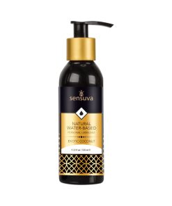 Sensuva Natural Water-Based Personal Lubricant Exotic Coconut 4 Oz.