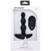 A-Play Beaded Vibe Rechargeable Silicone Anal Plug With Remote Black