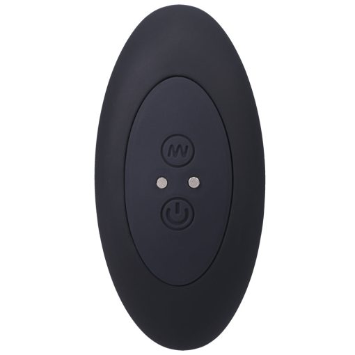 A-Play Beaded Vibe Rechargeable Silicone Anal Plug With Remote Black - Image 7