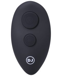 A-Play Beaded Vibe Rechargeable Silicone Anal Plug With Remote Black