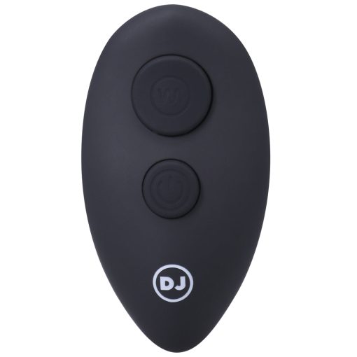 A-Play Beaded Vibe Rechargeable Silicone Anal Plug With Remote Black - Image 11