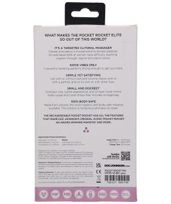 Pocket Rocket Elite Rechargeable Bullet With Removable Sleeve Pink