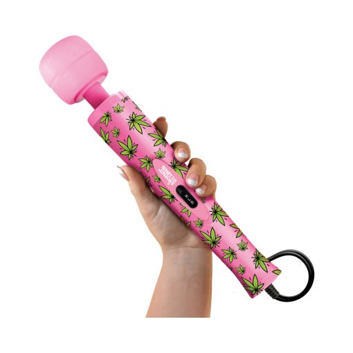 Stoner Vibes Wacky Weed Wand Massager Pink Kush - Image 2