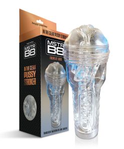 Happy Endings Mstr B8 In The Clear Pussy Stroker Squeeze Box Canister