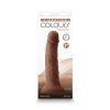 Colours Pleasures 7 In. Vibrating Dildo Brown