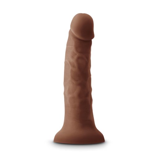 Colours Pleasures 7 In. Vibrating Dildo Brown - Image 3