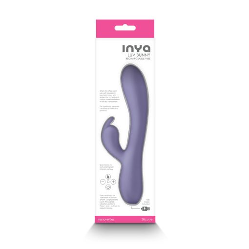 Inya Luv Bunny Rechargeable Vibe Purple - Image 3