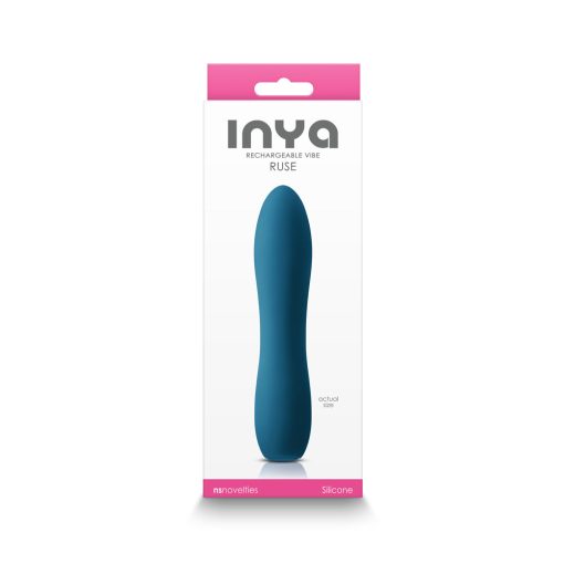 Inya Ruse Rechargeable Vibrator Teal
