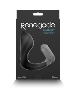 Renegade Slingshot Cock Ring & Prostate Stimulator Black