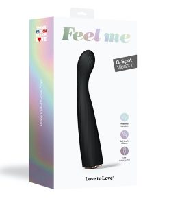 Love To Love Feel Me Rechargeable Silicone G-Spot Vibrator Noir