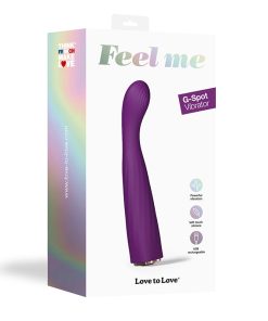 Love To Love Feel Me Rechargeable Silicone G-Spot Vibrator Aubergine