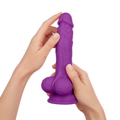 Femmefunn Vortex Turbo Baller 2.0 8.25 In. Vibrating Rotating Dildo Purple - Image 8