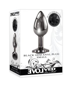 Evolved Black Gem Anal Plug Small