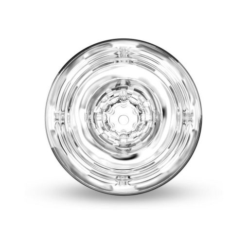 M For Men Soft + Wet Magnifier Self-Lubricating See-Through Stroker Clear - Image 4