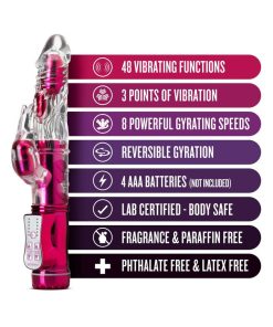 Sexy Things Frisky Rabbit Dual Stimulation Vibrator Pink