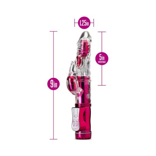 Sexy Things Frisky Rabbit Dual Stimulation Vibrator Pink - Image 6