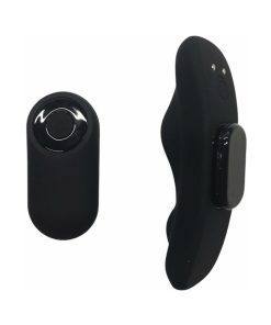 Temptasia Panty Vibe Rechargeable Remote-Controlled Silicone Wearable Vibrator Black