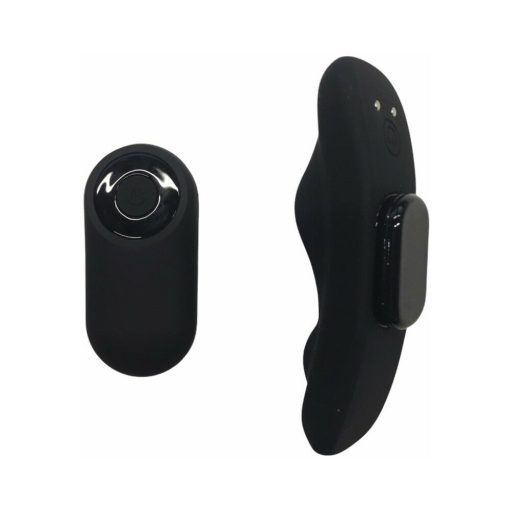 Temptasia Panty Vibe Rechargeable Remote-Controlled Silicone Wearable Vibrator Black - Image 3