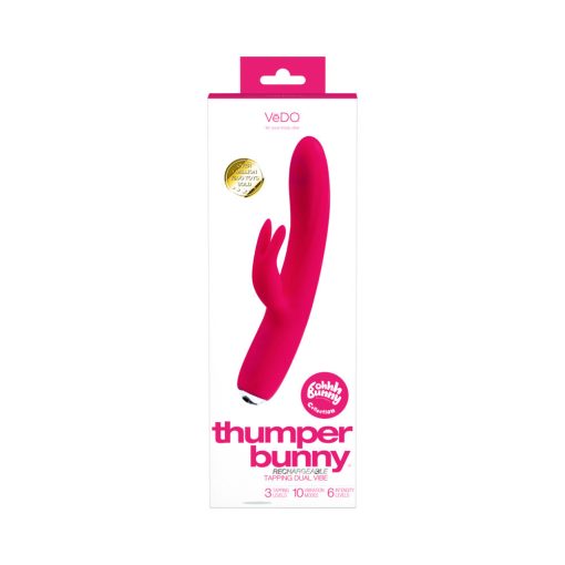 Vedo Thumper Bunny Rechargeable Dual Vibe Pretty Pink - Image 2