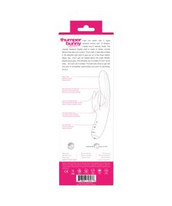 Vedo Thumper Bunny Rechargeable Dual Vibe Pretty Pink