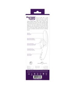 Vedo Thumper Bunny Rechargeable Dual Vibe Deep Purple