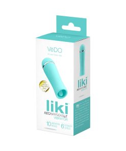 Vedo Liki Rechargeable Flicker Vibe Tease Me Turquoise