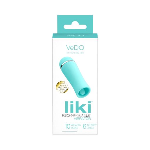 Vedo Liki Rechargeable Flicker Vibe Tease Me Turquoise - Image 2
